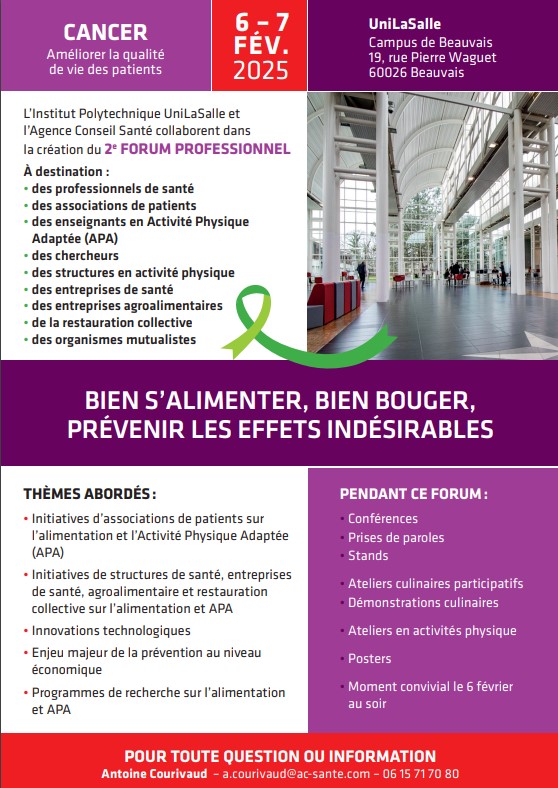 2ème forum professionnel Cancer : Améliorer la qualité de vie des patients sous traitement 1